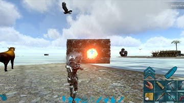 Raid Small base with rocket launcher part-1 ark mobile pvp