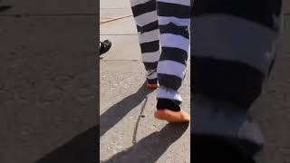 Famous Fully Restrained Inmate in Striped Uniform Net Worth