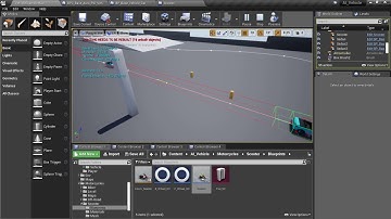 [ UE4 ] AI Vehicle - Test 07 - Stop Test