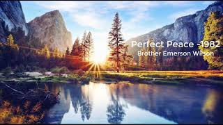 Brother Emerson Wilson -Perfect Peace 1982