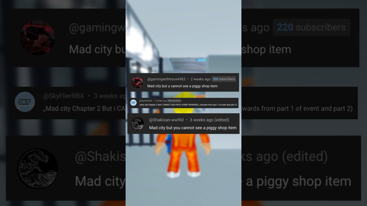 Mad City But I CAN'T SEE A PIGGY REWARD!