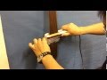 検証2｜ストレートアイロン用 特殊シート｜パーマ液塗布（放置時間なし）状態でのストレート｜by ＮＩ 浜本