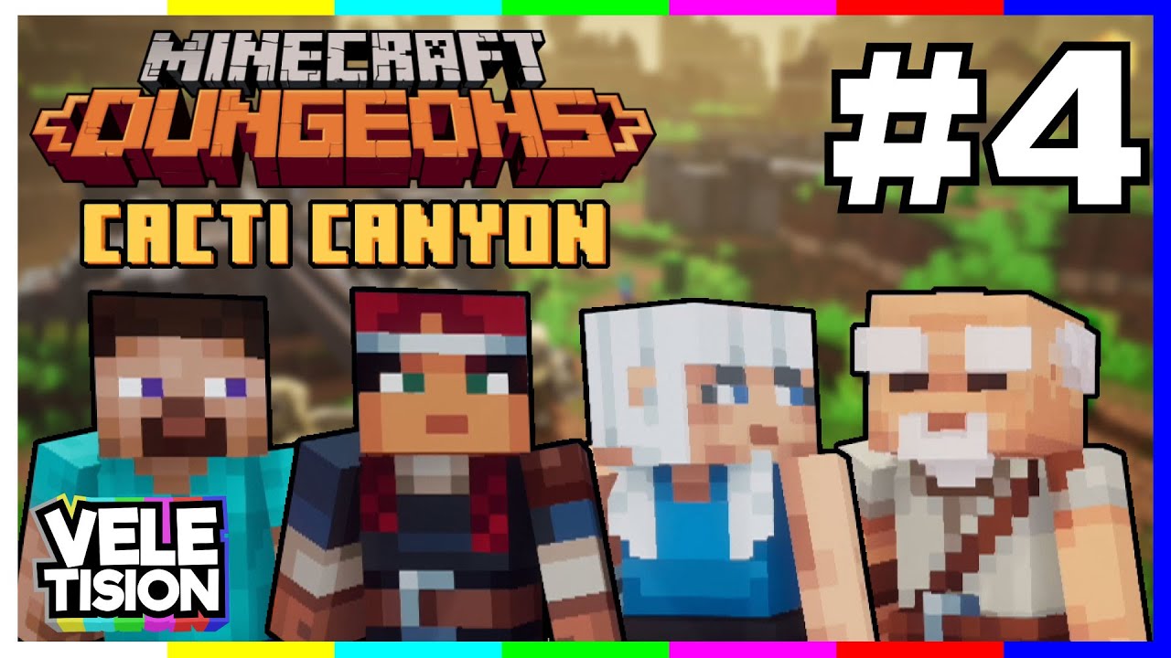 Finding Keys in Cacti Canyon | Minecraft Dungeons Pt. 4 - YouTube