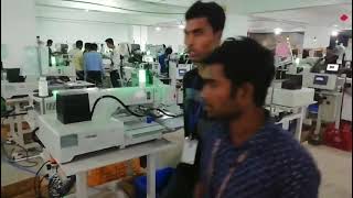 Visor/Baseball  Cap Sewing machine -120sets of curved caps machine working in customer factory