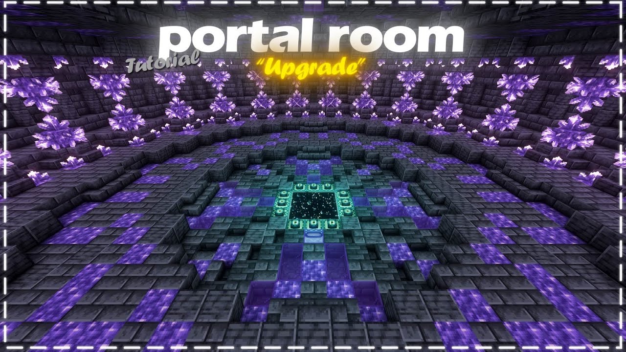Minecraft Portal Room Upgrade | Tutorial - YouTube