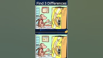 Find 3 differences!👻  | #shorts  #challenge #spot #game