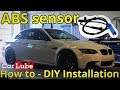 ABS speed sensor install  Tutorial & tips plus explanation