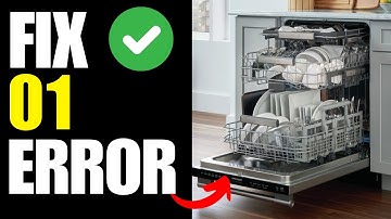Electrolux dishwasher error code 01 - How To Fix