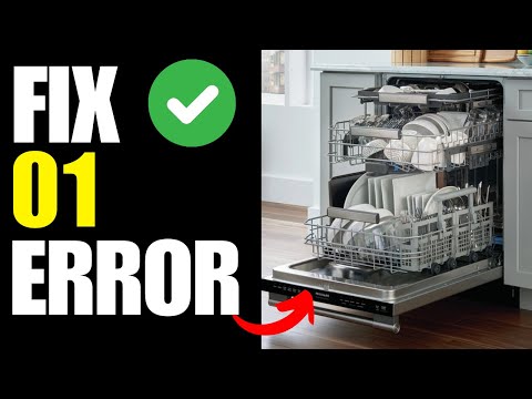 Electrolux dishwasher error code 01 - How To Fix