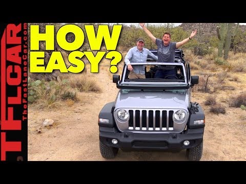 It Takes HOW LONG To Fold The Windshield on the 2018 Jeep Wrangler??