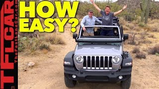 It Takes HOW LONG To Fold The Windshield on the 2018 Jeep Wrangler??