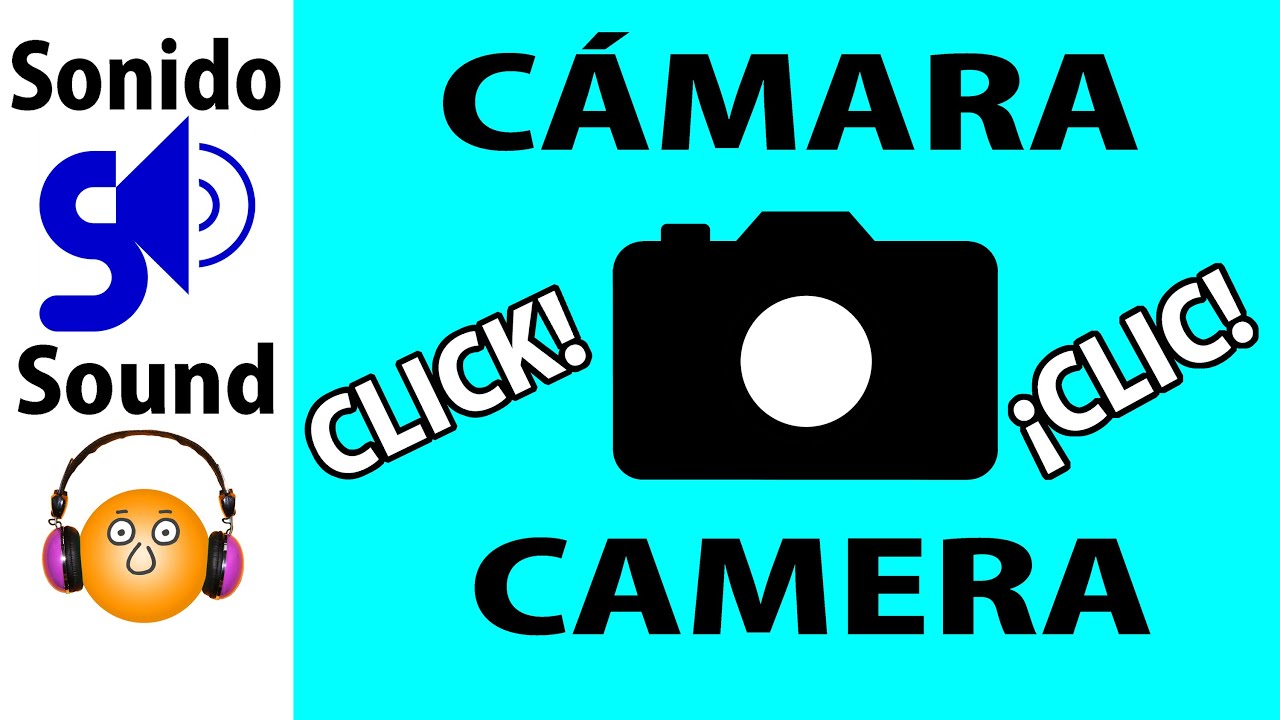 Cámara de fotos, sonido disparo-Camera click sound effect - YouTube