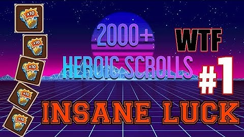 Idle Heroes- 100 Heroic Scrolls Challenge