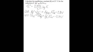 Calculate Equilibrium Constant