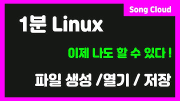 [1화] 나도 할 수 있다 ☜ 1분 리눅스 ★ vi로 파일 생성/열기/저장