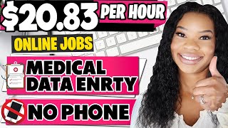20 83 HOURLY DATA ENTRY WORK AT HOME JOBS NON PHONE DATA ENTRY JOBS WORK FROM HOME 2023 WFH JOBS