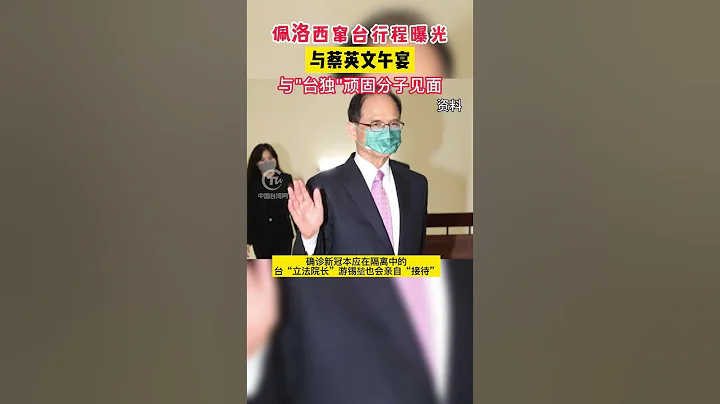 台媒曝光佩洛西竄台行程 將與蔡英文午宴、與「台獨」頑固分子見面 - 天天要聞