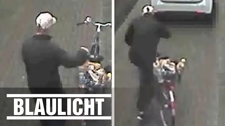 Dummer Fahrrad-Dieb - Rad geklaut, dann Besitzer gerammt