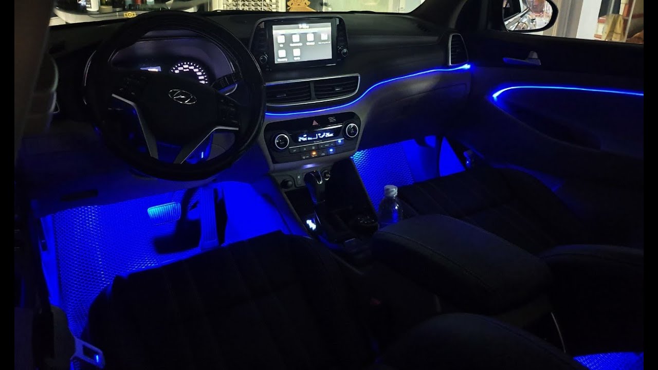 Độ đèn viền, đổi màu ghế làm theo sở thích của mình nào Huyndai Tucson -  Kiến thức về phụ tùng làm xe mới cập nhật - Sàn Ô Tô Việt Nam