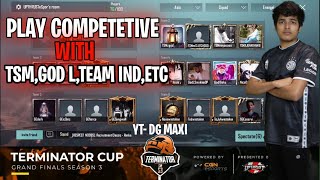 HOW TO PLAY COMPETETIVE SCRIMS WITH TSM,GOD L, TEAM IND ,GXR, CELTZ ,ETC