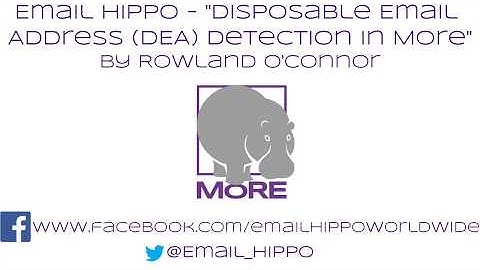 Email Hippo Email Verification - “Disposable Email Address (DEA) Detection In More”