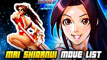 MAI SHIRANUI MOVE LIST - The King of Fighters 2002 Unlimited Match (KOF2002)