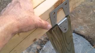 Post connection to beam