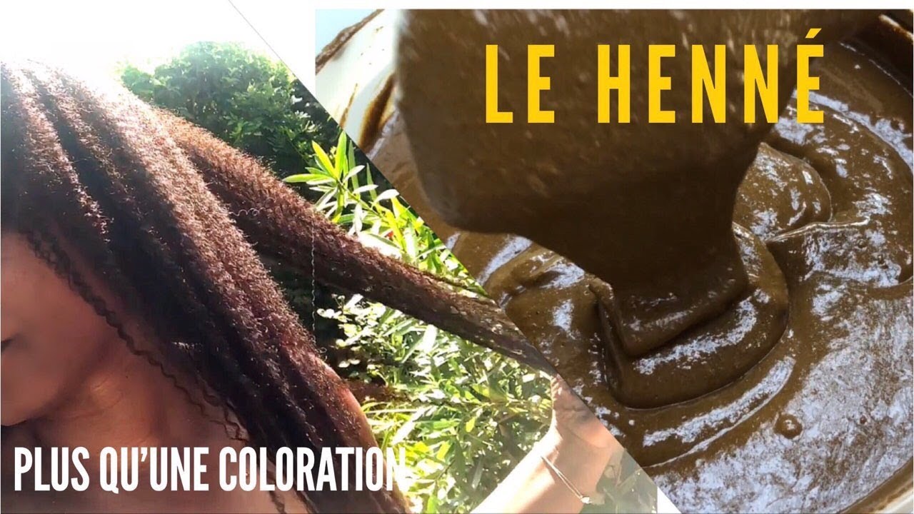 DIY / MASQUE AU HENNÉ / CHEVEUX COLORÉS ET FORTS /ADIEU LA CASSE - YouTube