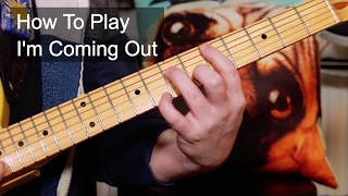 Video thumbnail of "'I'm Coming Out' Diana Ross - Nile Rogers Guitar Lesson"