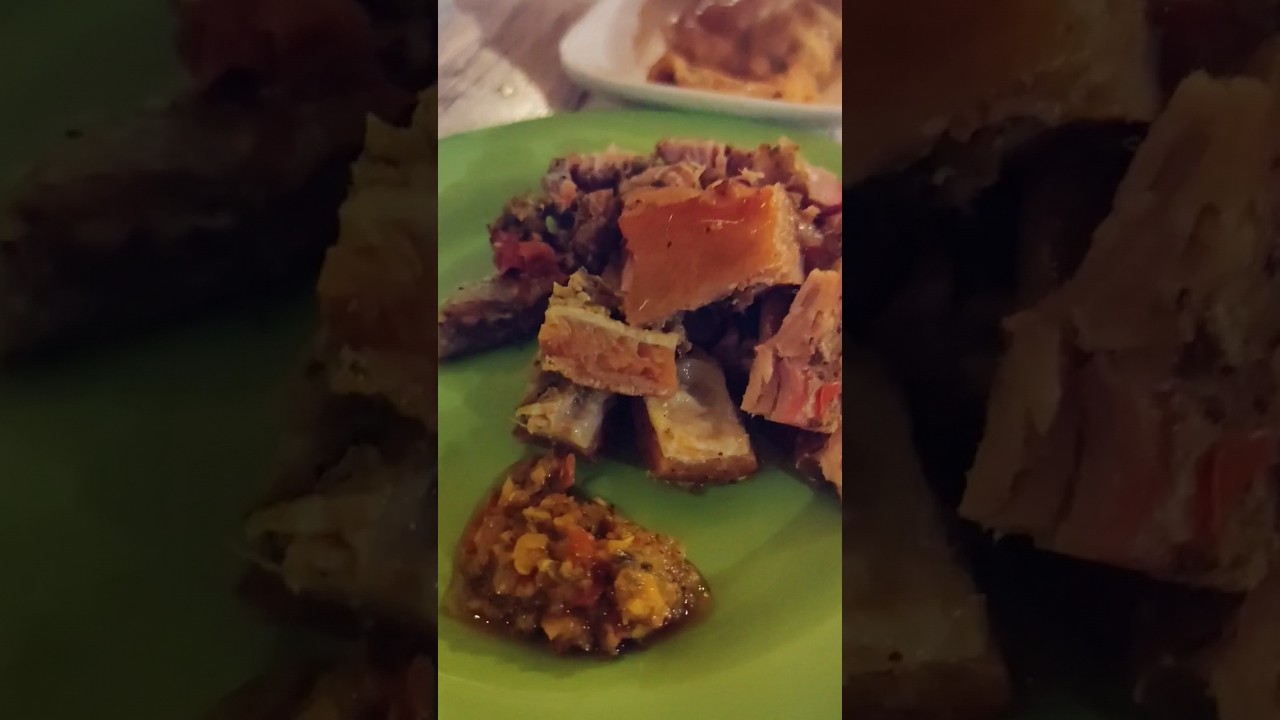 We had lechon kawali, spicy lechon belly, & lechon sisig. Kanin Baboy, General Luna, Siargao Island