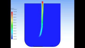 VOF simulation of Water into Tank #shorts #viral #latestvideo #cfd #ansys