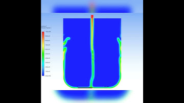 VOF simulation of Water into Tank #shorts #viral #latestvideo #cfd #ansys