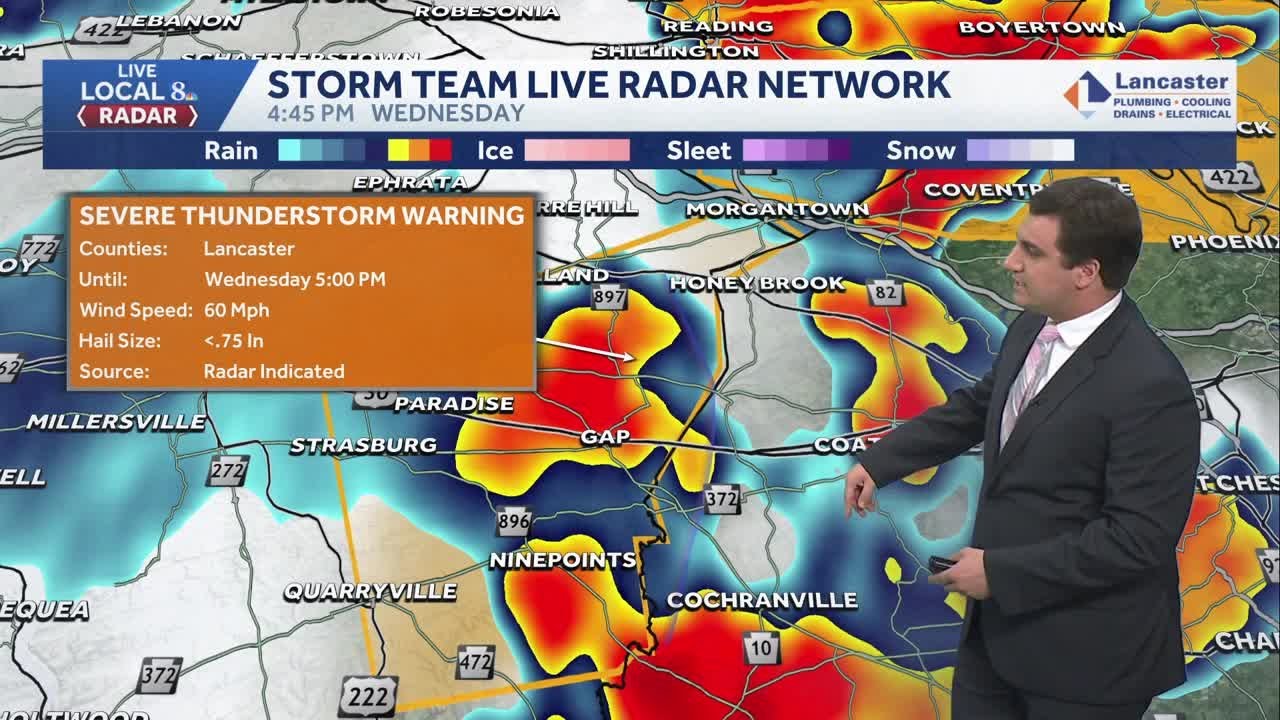 Continuing the tracking of severe thunderstorms in our area - YouTube