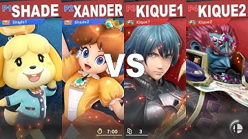 SSBU Tag Team - Shade (Isabelle) & Xan (Daisy) vs. Kique1 (Byleth) & 2 (Ganondorf) [QuickPlay]
