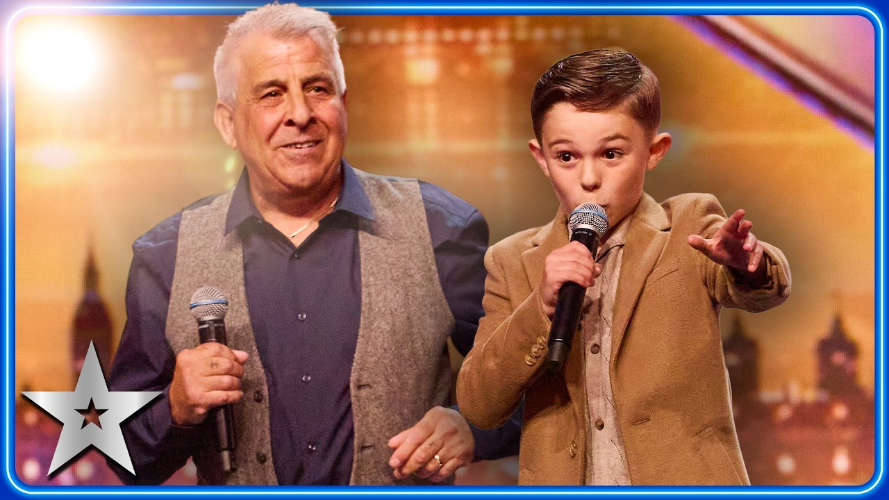 Lucciano invites grandad Frankie on stage for emotional duet! | Auditions |  BGT 2026