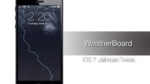 Weatherboard - iOS 7 Jailbreak Tweak: Hands-on - iPhone Hacks