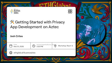 Getting Started with Privacy App Development on Aztec I Josh Crites