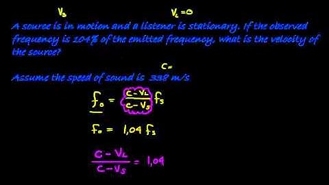 Doppler Effect Example 3