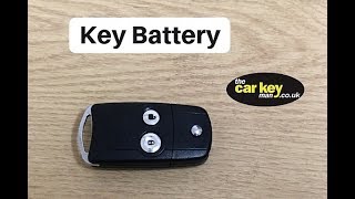 Honda Jazz Flip Key 2013 Key Battery