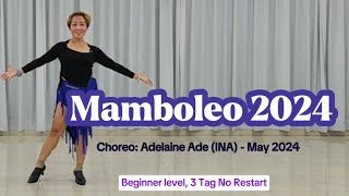 Mamboleo 2024 - Line Dance - Choreo:Adelaine Ade (INA) - May 2024