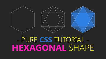 Create Hexagon Using Css - html css tutorial