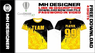 Sublimation Vector Design ( Mockup Jersey With Pattern No 04 ) Free Download screenshot 3