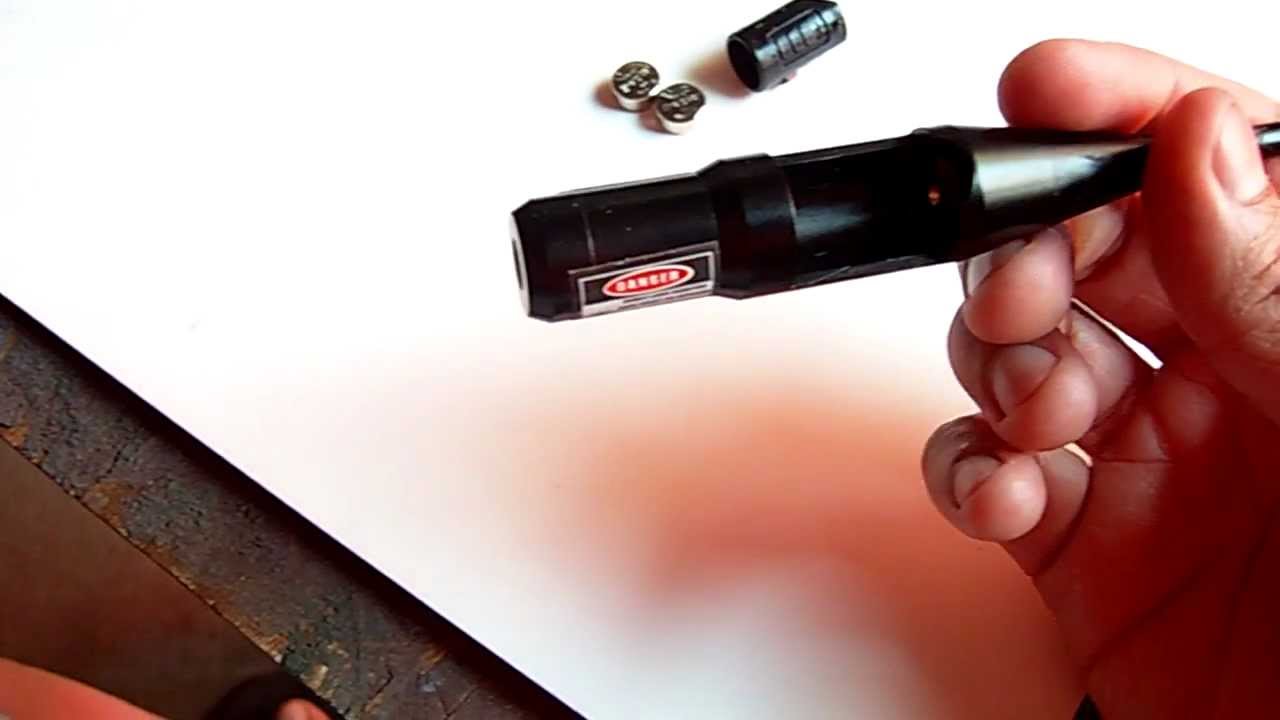 Bushnell Laser Boresighter (22 to .50 caliber) On/Off Problem Fix YouTube