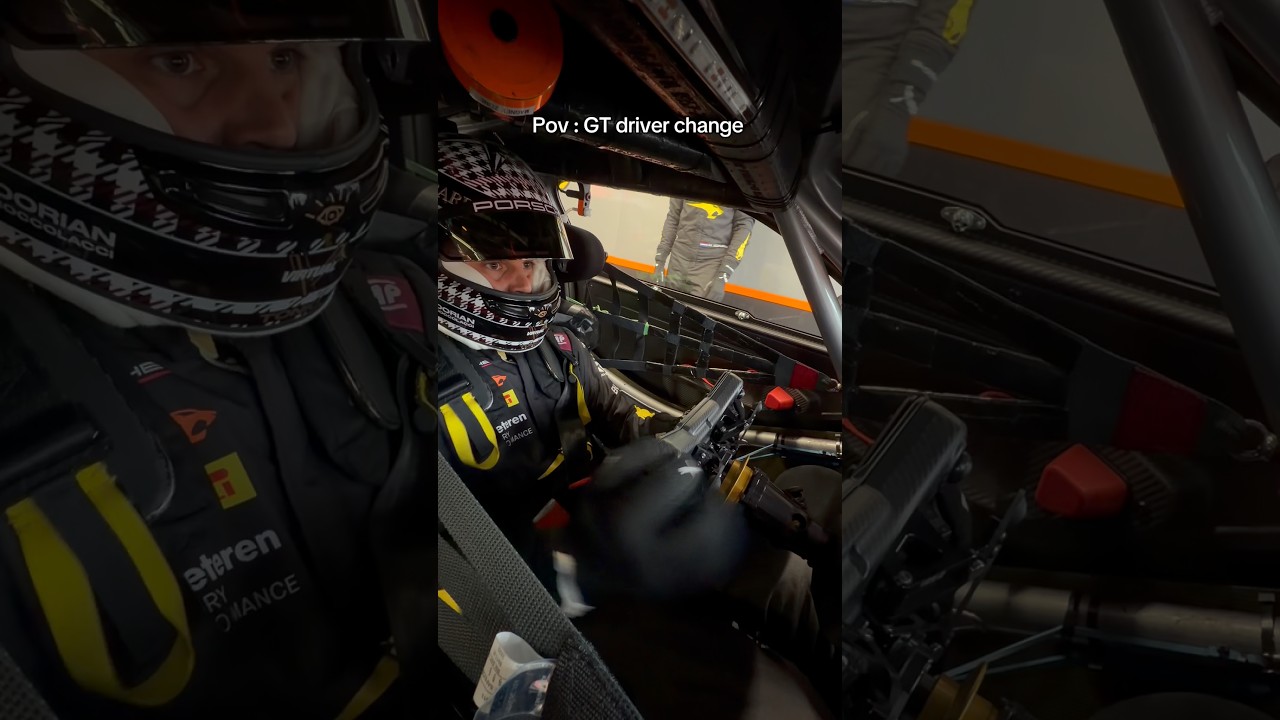 GT driver change real speed 🤯 #bocco #Porsche #GT3