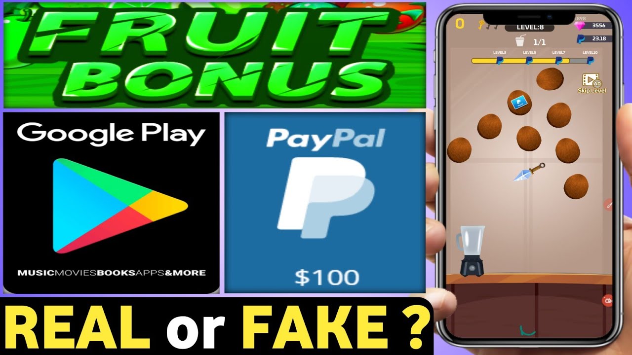 Fruit Bonus App: REAL OR FAKE!? - Earn Money Paypal Review  Legit  Payment Proof Cash Out? 