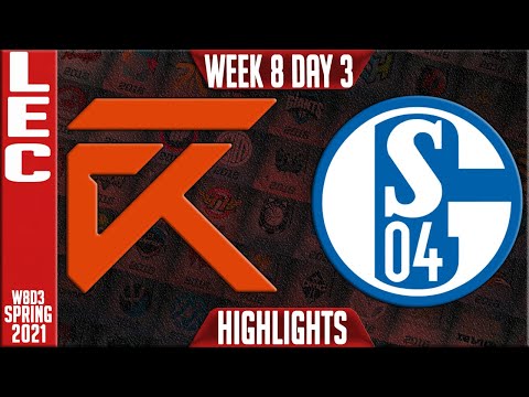 XL vs S04 Highlights | LEC Spring 2021 W8D3 | Excel vs Schalke 04