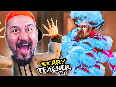 KIZGIN ÖĞRETMEN TAVUK OLDU! GİZEMLİ ÇİKOLATA HEYKEL! | SCARY TEACHER 3D OYNUYORUZ