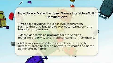 How Do You Make Flashcard Games Interactive With Gamification? - Your Crafty Classroom