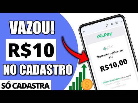 🤑Cadastre e Ganhe R$1O Via Pix! APP PAGANDO POR CADASTRO 2022 (Ganhar Dinheiro na Internet)