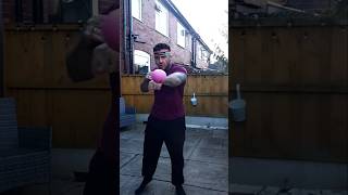 Its not reflexes anymore its muscle memory #practice #bgt #workingman #headball #shorts